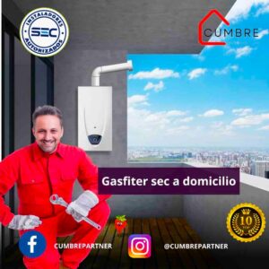 Gasfiter SEC a domicilio para instalaciones, reparaciones y mantenimiento de sistemas de gas y agua con seguridad certificada.